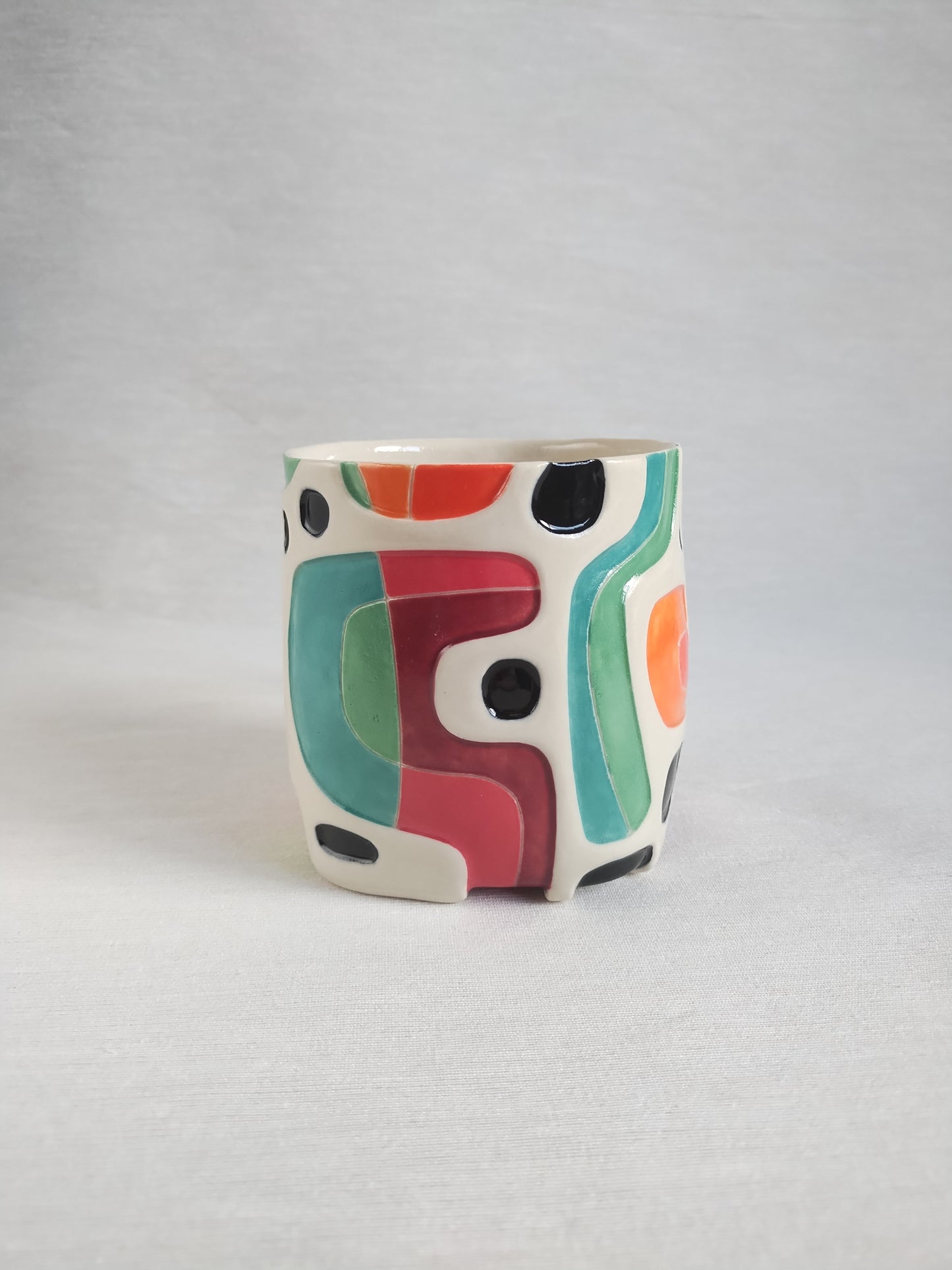 "A fiery day at work" - fancy butt mug (14oz)