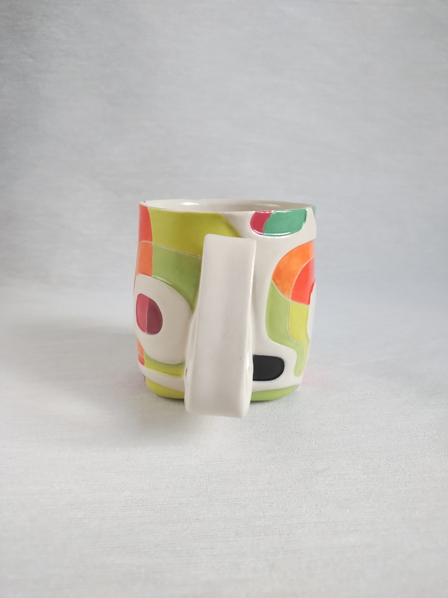 "A fiery day at work" - fancy butt mug (14oz)