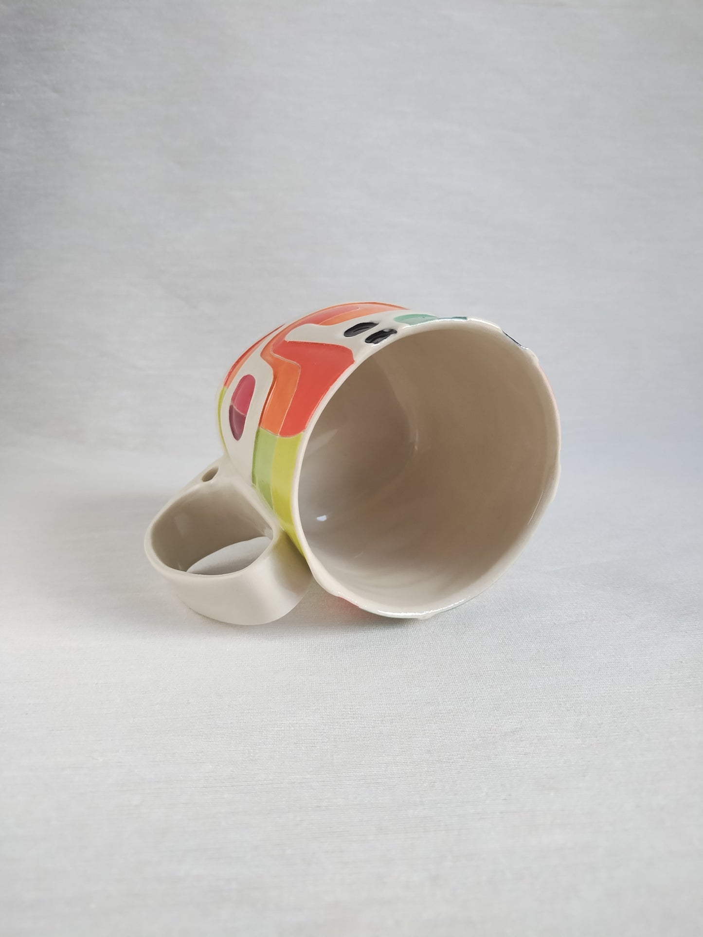 "A fiery day at work" - fancy butt mug (14oz)