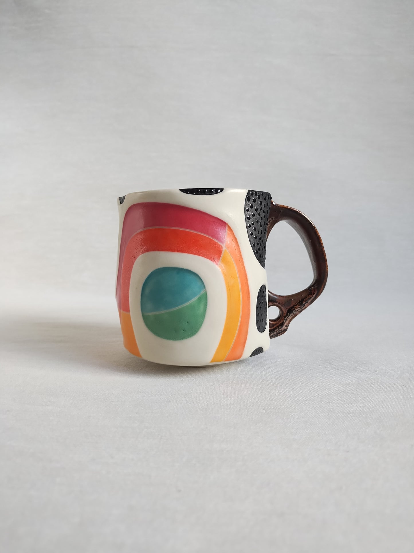 "Copper fondue" mug, 10 oz