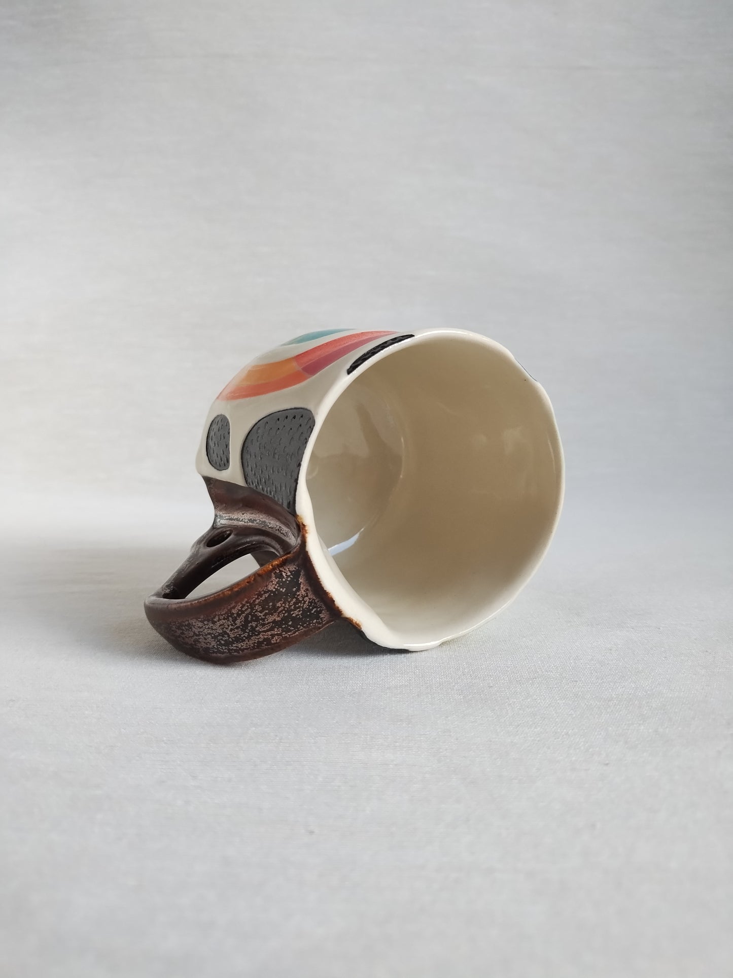 "Copper fondue" mug, 10 oz