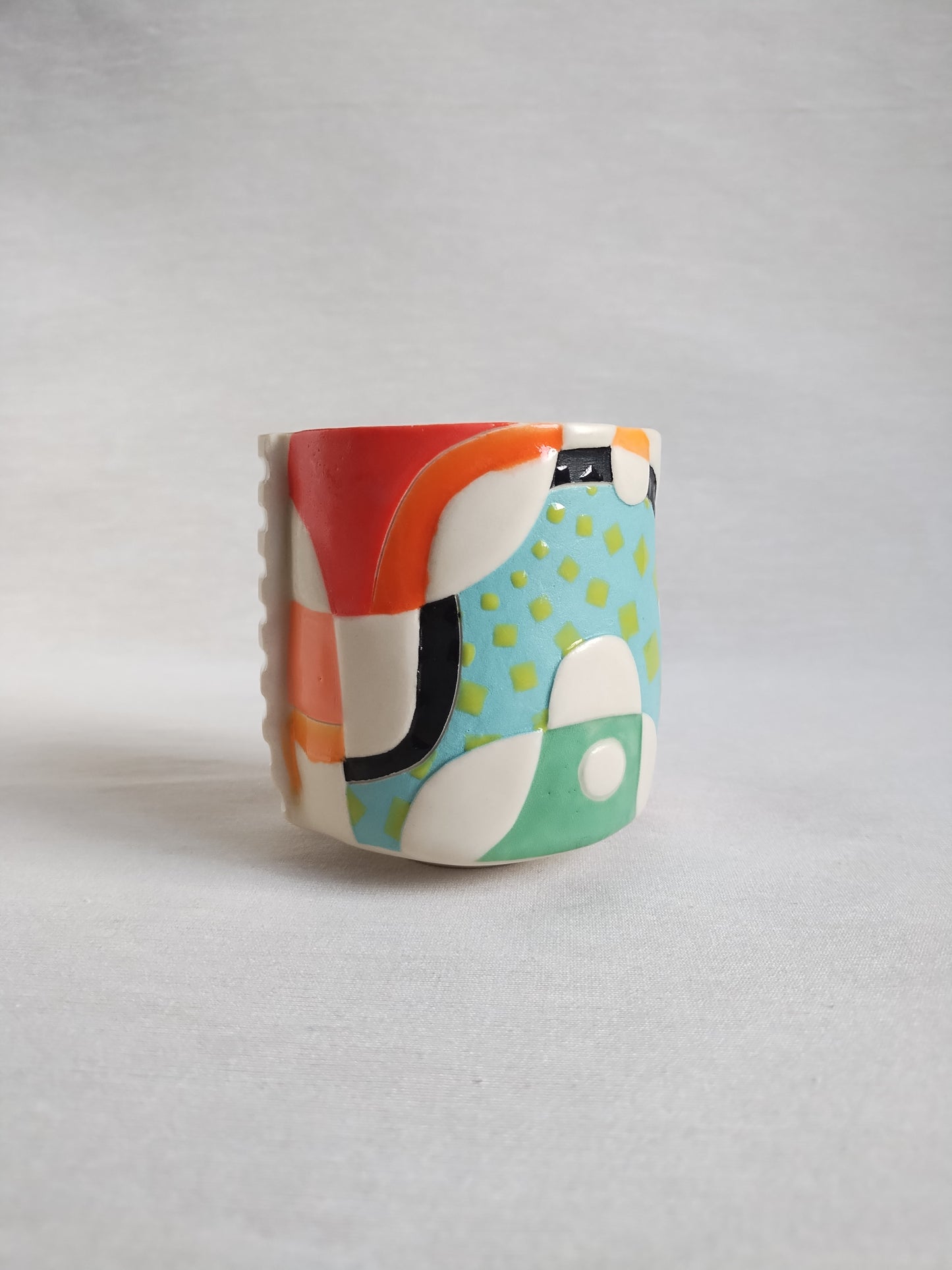 "5D chess: Hope or Circus" yunomi (tea cup), 10 oz