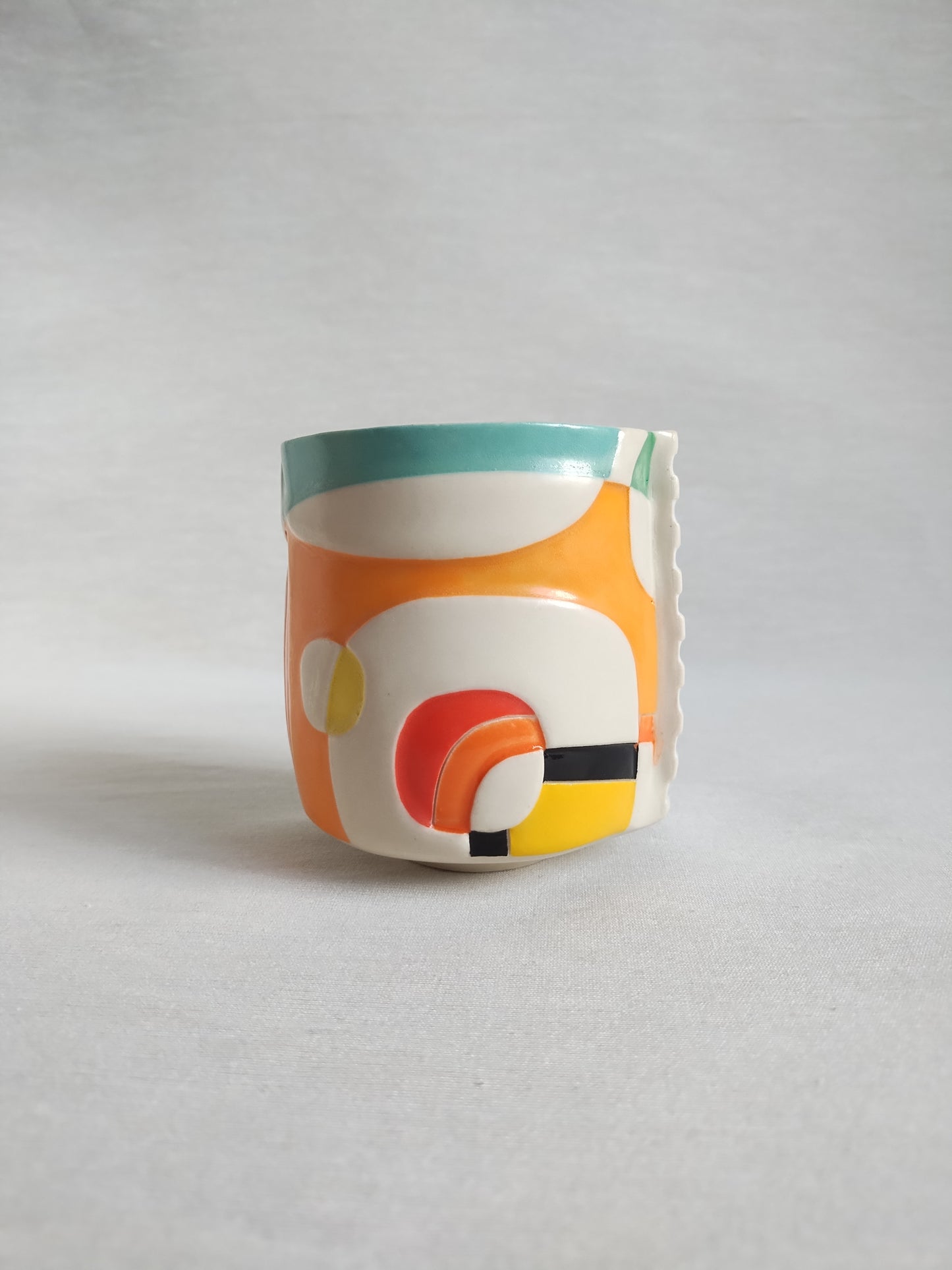 "5D chess: Hope or Circus" yunomi (tea cup), 10 oz