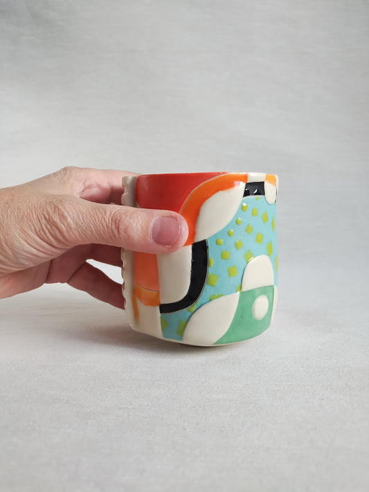 "5D chess: Hope or Circus" yunomi (tea cup), 10 oz