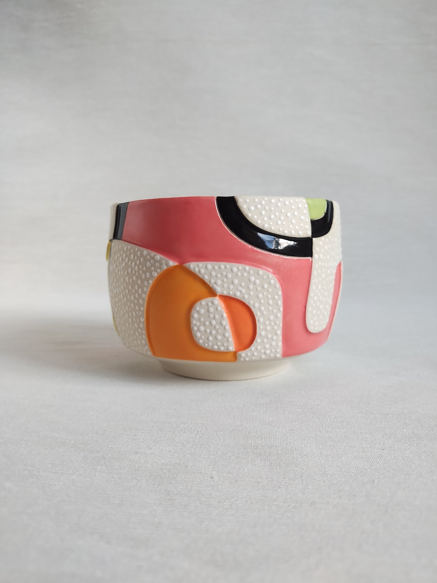 "5D chess: Pearls & jewel tones" bowl
