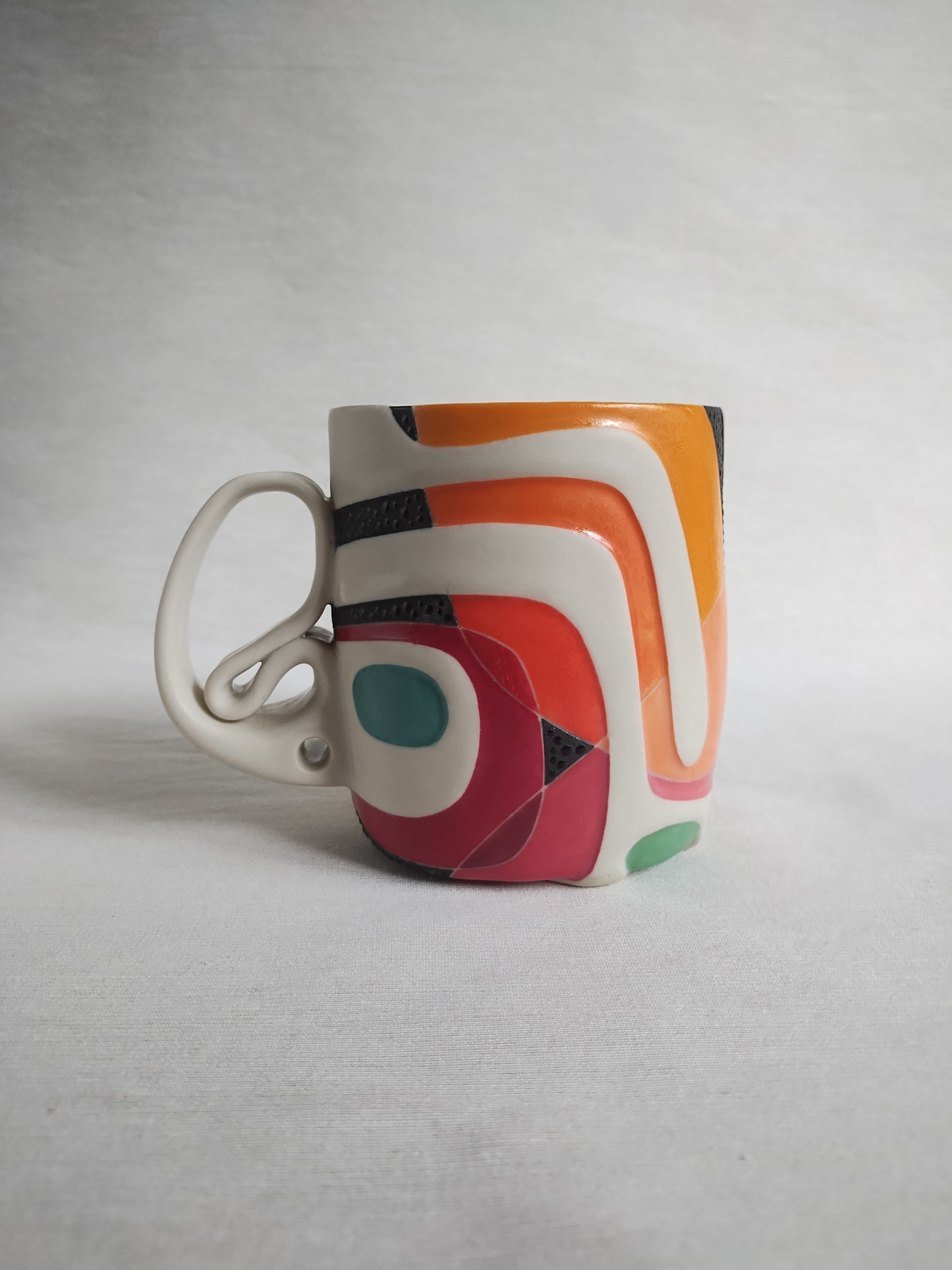 "Would've been a good match", (second) fancy butt mug, 16 oz