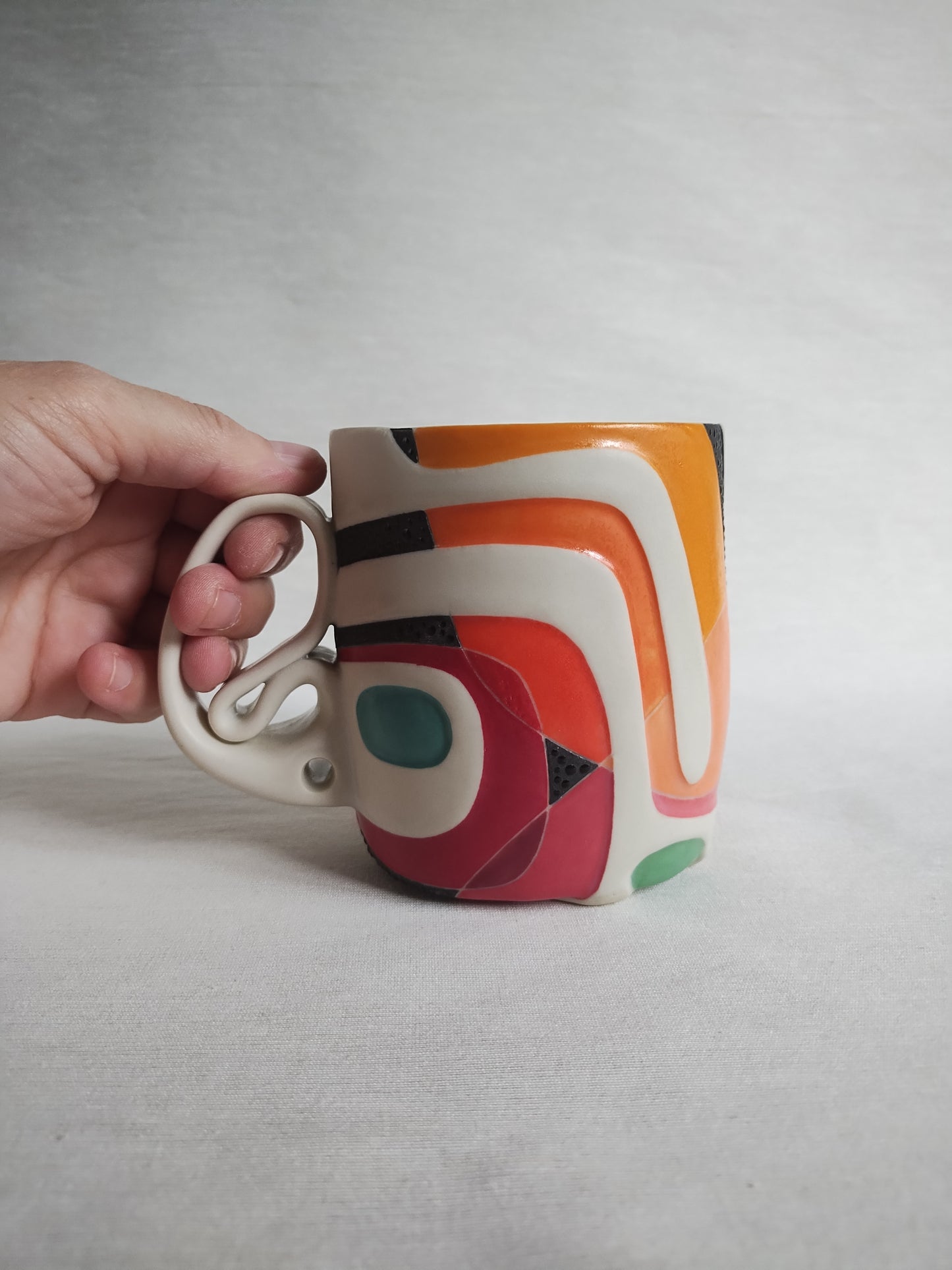 "Would've been a good match", (second) fancy butt mug, 16 oz