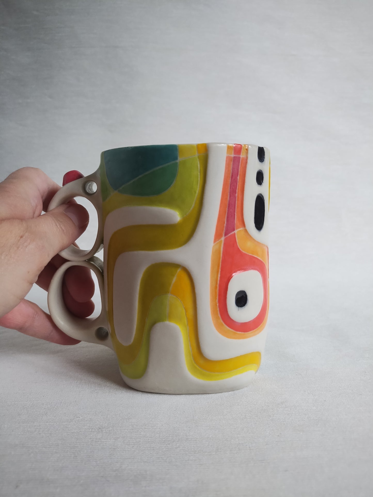 "Oktoberfest in the Flower Garden" - fancy butt mug (18oz)