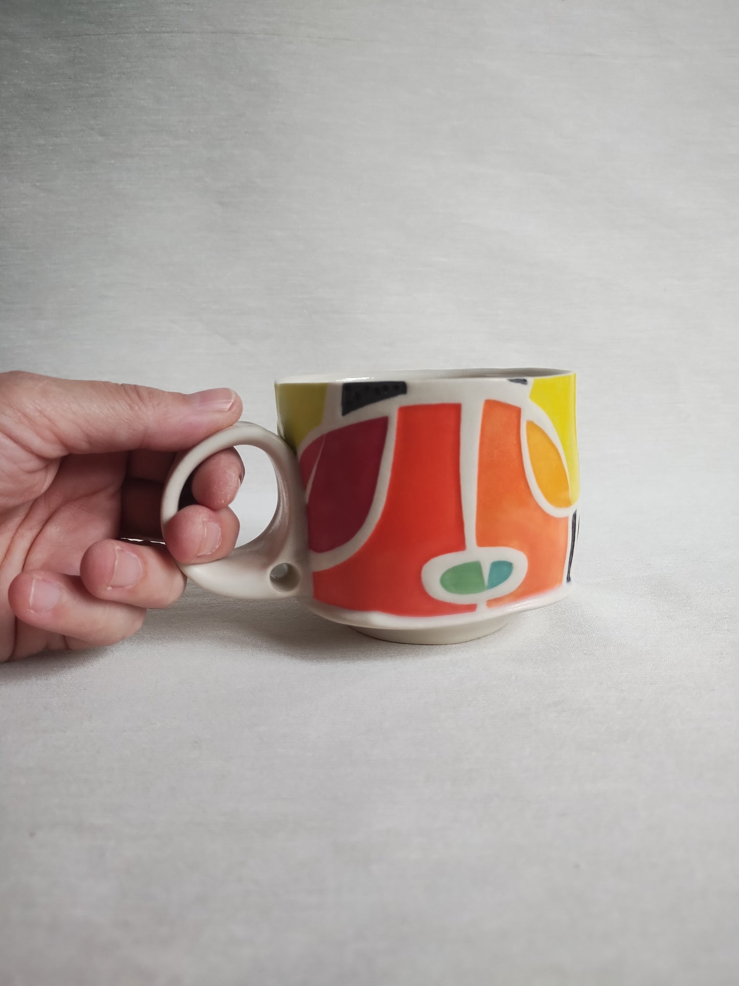 "Hot flash incoming" teacup, 11oz