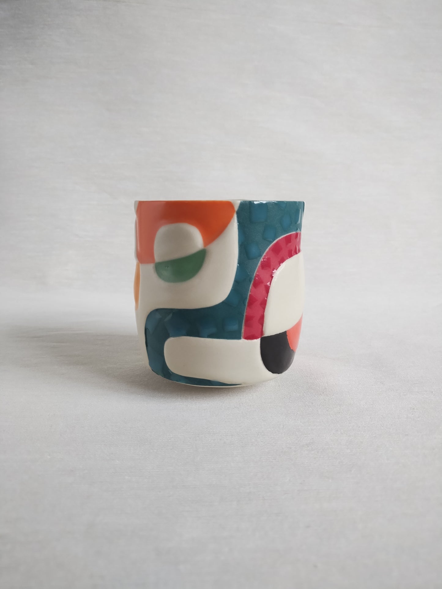 "5D chess: Dark Waters" (second) yunomi (tea cup), 10 oz
