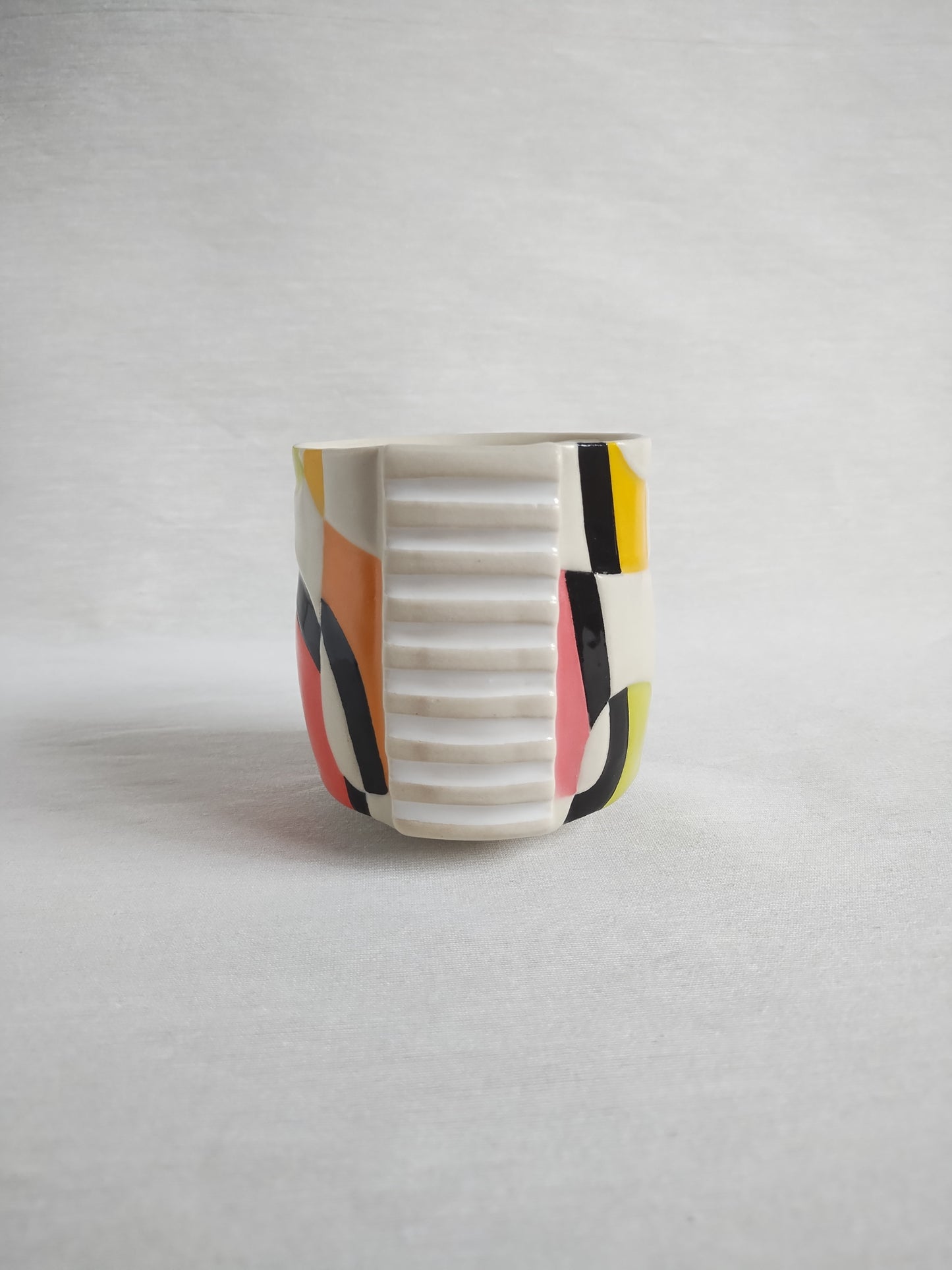 "5D chess: Dark Waters" (second) yunomi (tea cup), 10 oz