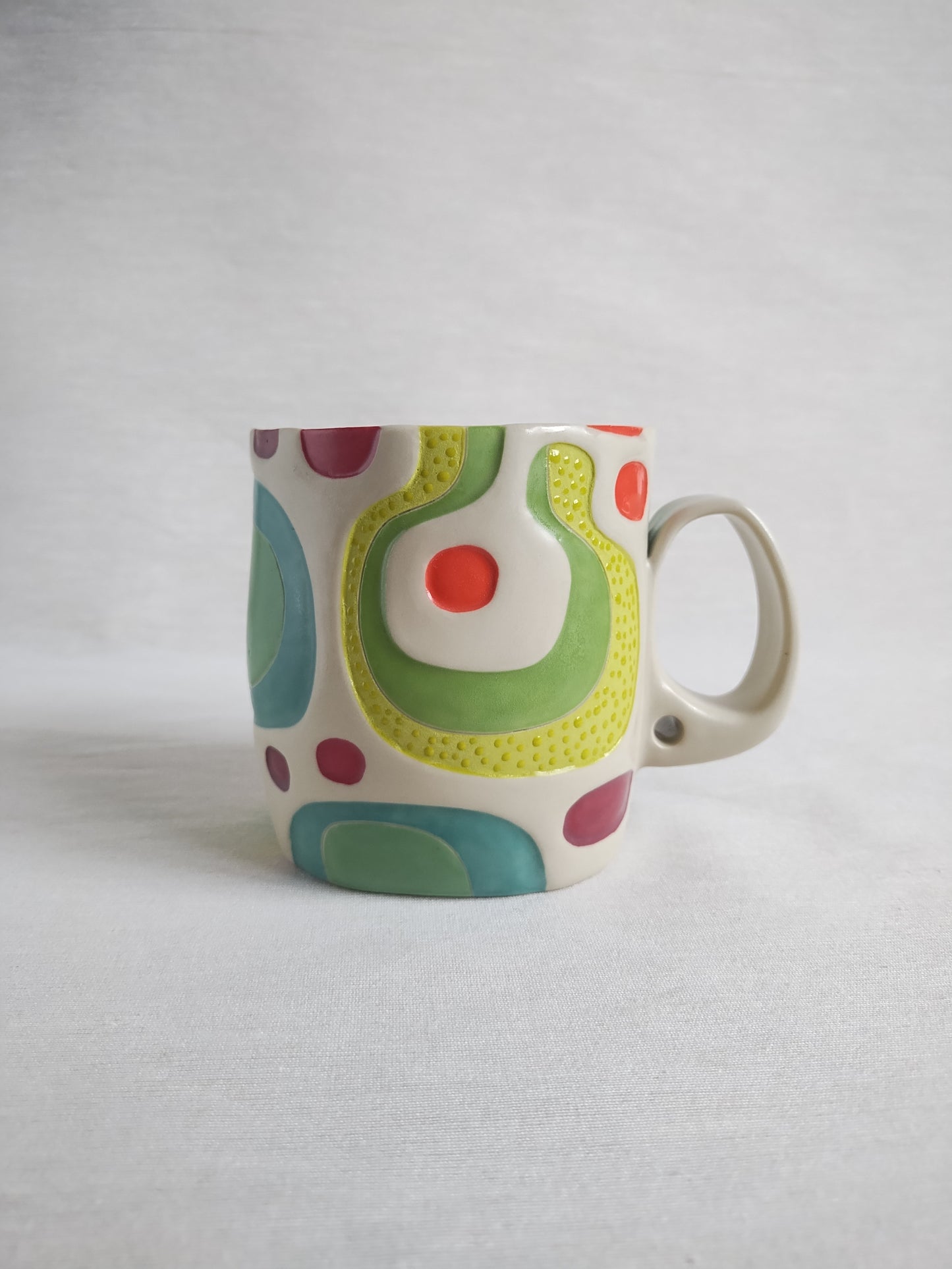 "Block party" (second) mug, 14oz