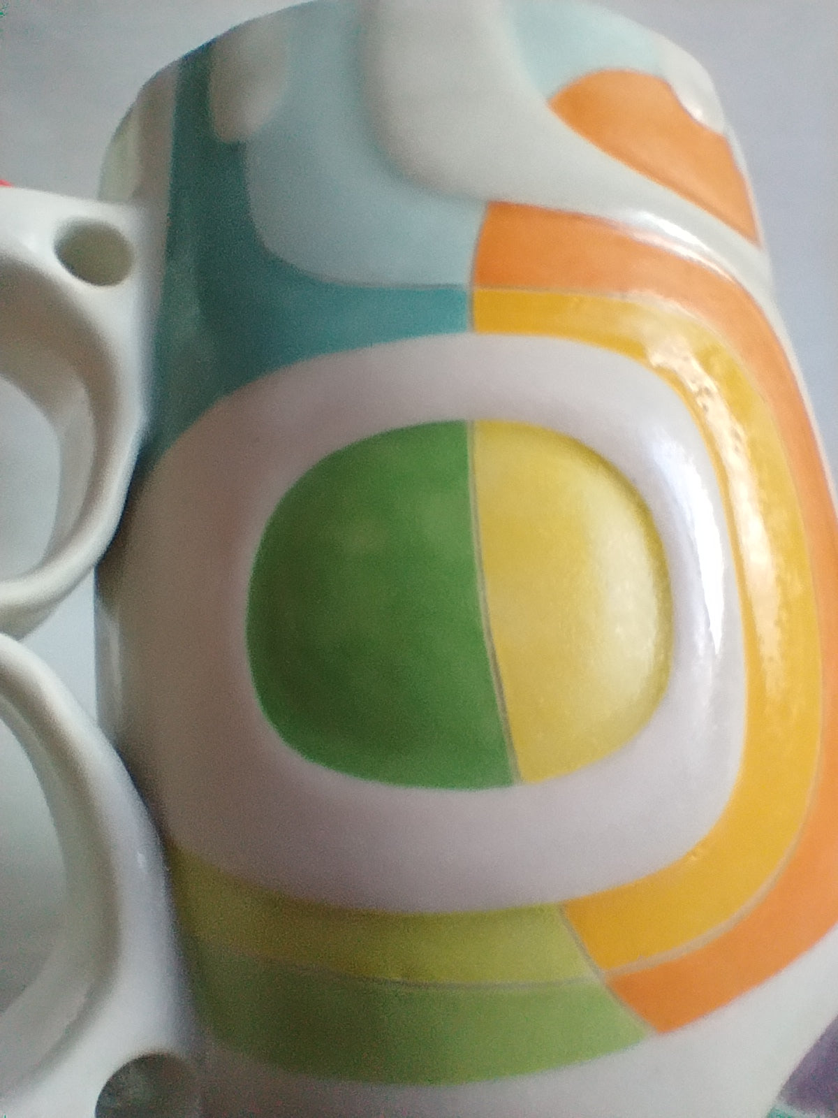 "Basket of Wildflowers" (second) - fancy butt mug (18oz)