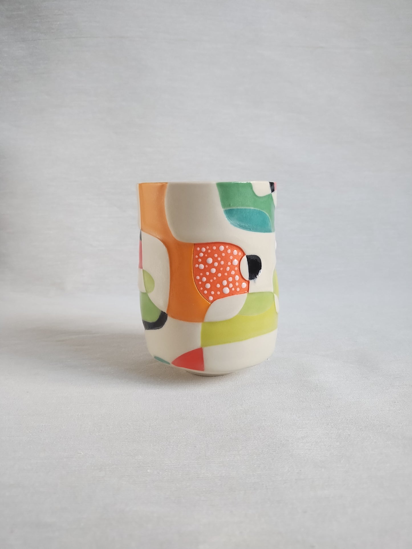 "5D chess: Holiday mandarins" tumbler, 14 oz